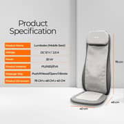Zero Beyond Wellness Lumbolux Mobile Seat Massager