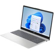 HP (2026) AI PC - 2nd Series / Intel Core Ultra 7-255U / 15.6inch FHD / 1TB SSD / 24GB RAM / Shared Intel Graphics / Windows 11 Home / English & Arabic Keyboard / Natural Silver / Middle East Version - [15-FD2020NE]
