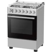 Hisense Free-Standing Gas Cooker 60cm Silver/Black - HFG60332RX