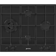 Smeg Classica Aesthetic Built-in 4 Hob Gas Hob 60cm Matte Black - PX364LMB