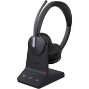 Yealink WH64 Dual DECT Wireless Headset with Base Station Black