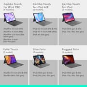 Logitech Combo Touch Keyboard Case Sand - 920-012420 