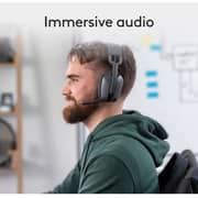 Logitech Zone Vibe 100 Wireless Over Ear Headphones Graphite