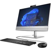 HP EliteOne 840 G9 All-in-One (2026) Desktop - 14th Gen / Intel Core i7-14700 / 24inch FHD / 512GB SSD / 16GB RAM / Shared Intel UHD Graphics / Windows 11 Pro / English & Arabic Keyboard / Silver / Middle East Version - [A55PLET]
