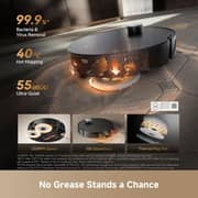 Dreame X60 Ultra Complete Robot Vacuum Cleaner With Mop Black - RLX87DE