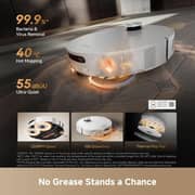 Dreame X60 Ultra Complete Robot Vacuum Cleaner With Mop White - RLX87DE