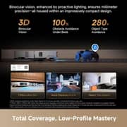 Dreame X60 Ultra Complete Robot Vacuum Cleaner With Mop White - RLX87DE