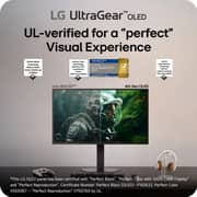 LG UltraGear QHD OLED Gaming Monitor 27inch - 27GX790B-B
