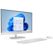 HP All-in-One (2023) Desktop - 1st Series / Intel Core Ultra 7-155U / 24inch FHD / 512GB SSD / 16GB RAM / Shared Intel UHD Graphics / Windows 11 / English Keyboard / White / International Version - [24-CR1002I]