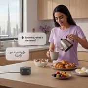 مكبر صوت بلوتوث ياسمينة ميني 3 يدعم الذكاء الاصطناعي لون أسود Y-00027
