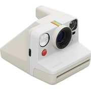 Polaroid Now Generation 3 Instant Film Camera Pebble White + 8 Photos Color Film - POL-6573