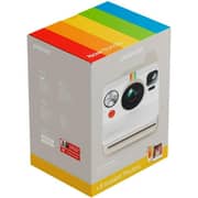 Polaroid Now Generation 3 Instant Film Camera Pebble White + 8 Photos Color Film - POL-6573