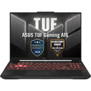 أسوس تي يو أف جيمنغ A16 موديل (2026)، معالج AMD رايزن 7-170، شاشة FHD+ مقاس 16 بوصة، (1 تيرابايت، 6 جيجابايت)، كرت شاشة نفيديا جيفورس RTX 4050 سعة 6 جيجابايت، نظام ويندوز 11 هوم، لوحة مفاتيح إنجليزية وعربية، لون رمادي، إصدار الشرق الأوسط FA607NUQ-RL001W