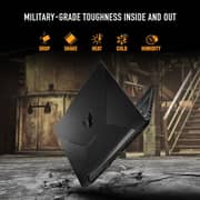 Asus TUF A15 Gaming (2026) Laptop - AMD Ryzen 7-170 / 15.6inch FHD / 512GB SSD / 16GB RAM / 4GB NVIDIA GeForce RTX 3050 GPU / Windows 11 Home / English & Arabic Keyboard / Graphite Black / Middle East Version - [FA506NCQ-HN041W]