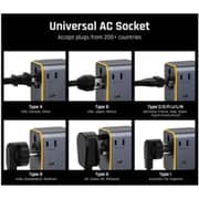 Voltme VITO Go EzTravel Universal Travel Adapter Black - F4031