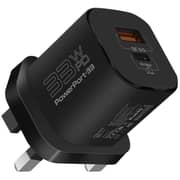 Promate PowerPort Fast EU Wall Charger Black