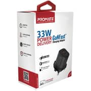 Promate PowerPort Fast EU Wall Charger Black