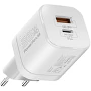 Promate PowerPort Fast EU Wall Charger White