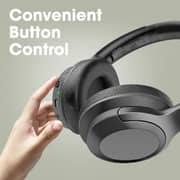Promate Concord Wireless Over Ear Headphones Black