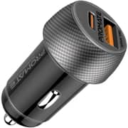 Promate DriveGear Fast USB-C Car Charger Black