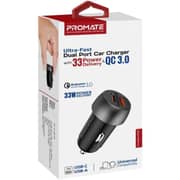 Promate DriveGear Fast USB-C Car Charger Black