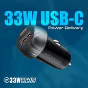 Promate DriveGear Fast USB-C Car Charger Black