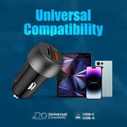 Promate DriveGear Fast USB-C Car Charger Black