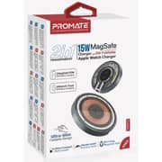 Promate MAGRING Magnetic Phone Ring Charger Black