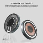 Promate MAGRING Magnetic Phone Ring Charger Black