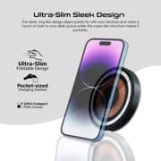 Promate MAGRING Magnetic Phone Ring Charger Black