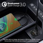 Promate TransDrive Fast USB-C Car Charger Transparent/Black