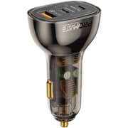 Promate TransDrive Fast Multi-Port Car Charger Black