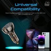 Promate TransDrive Fast Multi-Port Car Charger Black