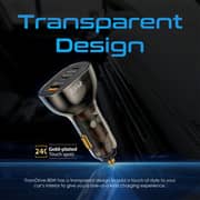 Promate TransDrive Fast Multi-Port Car Charger Black