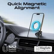 Promate MagHoop-HG Magnetic Car Phone Mount Grey