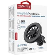 Promate ClipMount MagGrip Magnetic Car Phone Mount Black