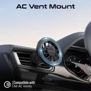 Promate ClipMount MagGrip Magnetic Car Phone Mount Black