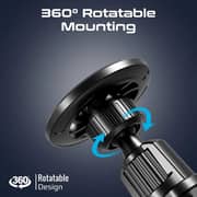 Promate ClipMount MagGrip Magnetic Car Phone Mount Black