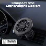 Promate ClipMount MagGrip Magnetic Car Phone Mount Black