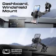 Promate TransHold Compact Car Phone Mount Transparent/Black