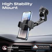 Promate TransHold Compact Car Phone Mount Transparent/Black