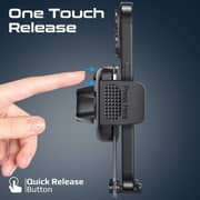 Promate TransHold Compact Car Phone Mount Transparent/Black