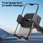 Promate TransHold Compact Car Phone Mount Transparent/Black