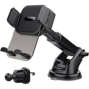 Promate TransHold-ext Auto-Clamping Car Phone Mount Transparent/Black
