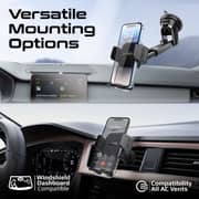 Promate TransHold-ext Auto-Clamping Car Phone Mount Transparent/Black
