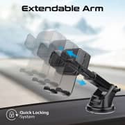 Promate TransHold-ext Auto-Clamping Car Phone Mount Transparent/Black