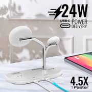 Promate Synergy-Pro Magsafe Charging Station White