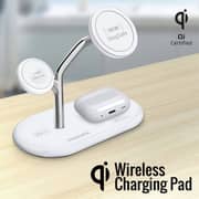 Promate Synergy-Pro Magsafe Charging Station White