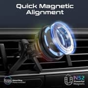 Promate MagChill-GA ActiveCool Magnetic Wireless Car Charger Black