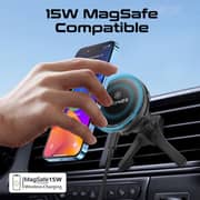 Promate MagChill-GA ActiveCool Magnetic Wireless Car Charger Black
